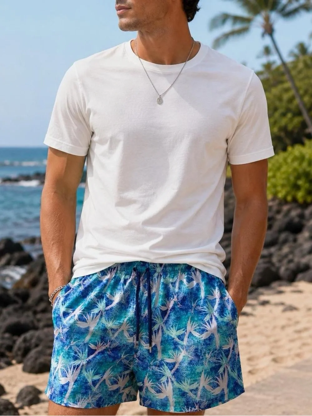 NWT Vilebrequin Mahina Birds of Paradise Swim Trunks XL